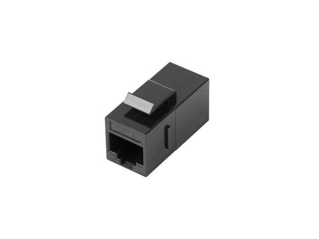 Lanberg feed-trru keystone connector RJ45->RJ45 UTP CAT.6 | JAR Computers Lanberg feed-trru keystone connector RJ45->RJ45 UTP CAT.6
