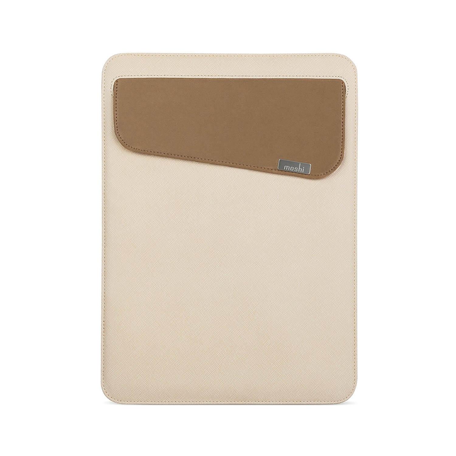 Микрофибърен калъф за MacBook Air 13, Macbook Pro 13 и iPad Pro 12.9 инча - Moshi Muse Microfiber Sleeve (бежов) | JAR Computers Микрофибърен калъф за MacBook Air 13, Macbook Pro 13 и iPad Pro 12.9 инча - Moshi Muse Microfiber Sleeve (бежов)
