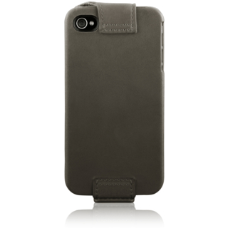 Вертикален кожен калъф за iPhone 4/4S - More-Thing Letiqué Fx Collection (сив) | JAR Computers Вертикален кожен калъф за iPhone 4/4S - More-Thing Letiqué Fx Collection (сив)