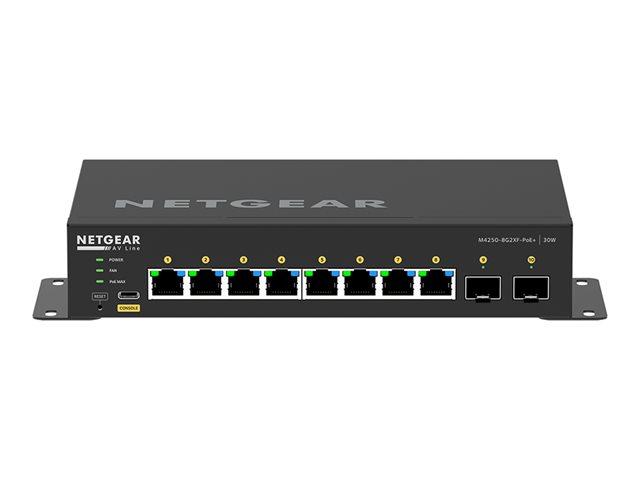 NETGEAR 10PT M4250-8G2XF-POE+ Managed Switch | JAR Computers NETGEAR 10PT M4250-8G2XF-POE+ Managed Switch
