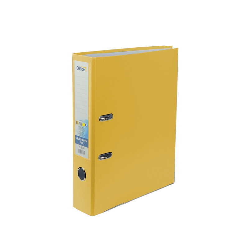Office 1 Класьор, 5 cm, с метален кант, жълт