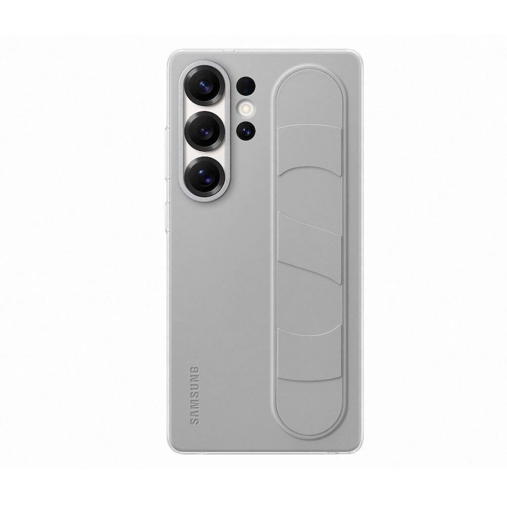 Оригинален силиконов кейс за Samsung Galaxy S25 Ultra - Samsung Standing Grip Case EF-GS938CJEGWW (сив) | JAR Computers Оригинален силиконов кейс за Samsung Galaxy S25 Ultra - Samsung Standing Grip Case EF-GS938CJEGWW (сив)