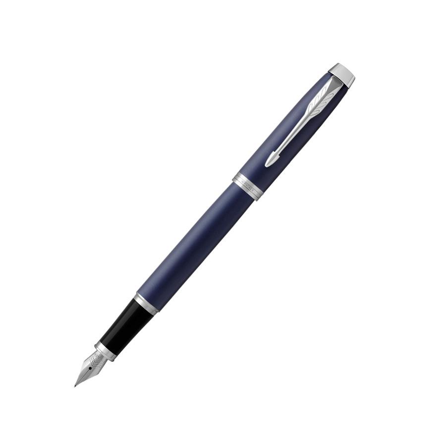 Писалка PARKER Royal IM Matte Blue CT, месингово тяло, хромиран клип, черен | JAR Computers Писалка PARKER Royal IM Matte Blue CT, месингово тяло, хромиран клип, черен
