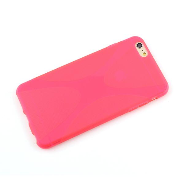 Силиконов калъф за iPhone 6, iPhone 6S - X-Line Cover Case (розов) | JAR Computers Силиконов калъф за iPhone 6, iPhone 6S - X-Line Cover Case (розов)