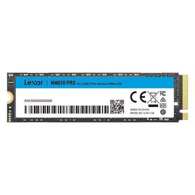 Твърд диск Lexar SSD NM610 PRO - 500 GB - M.2 2280 - PCIe 3.0 x4 NVMe | JAR Computers Твърд диск Lexar SSD NM610 PRO - 500 GB - M.2 2280 - PCIe 3.0 x4 NVMe