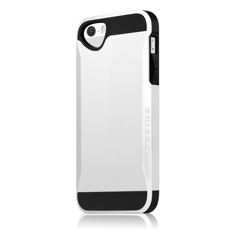 Удароустойчив хибриден кейс за iPhone 5, iPhone 5S, iPhone SE - Itskins Evolution Case (бял) | JAR Computers Удароустойчив хибриден кейс за iPhone 5, iPhone 5S, iPhone SE - Itskins Evolution Case (бял)