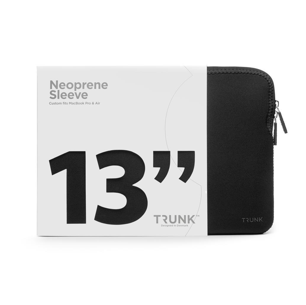 Удароустойчив неопренов калъф за Macbook Pro 13 и Macbook Air 13 (от модел 2017 и по-нов) - Trunk Laptop Sleeve (черен) | JAR Computers Удароустойчив неопренов калъф за Macbook Pro 13 и Macbook Air 13 (от модел 2017 и по-нов) - Trunk Laptop Sleeve (черен)