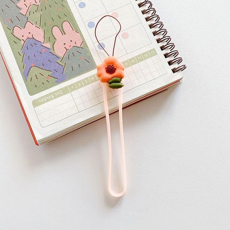 Аксесоар/ Верижка за китка/ Ключодържател Soft rope /оранжево цвете/ | JAR Computers Аксесоар/ Верижка за китка/ Ключодържател Soft rope /оранжево цвете/