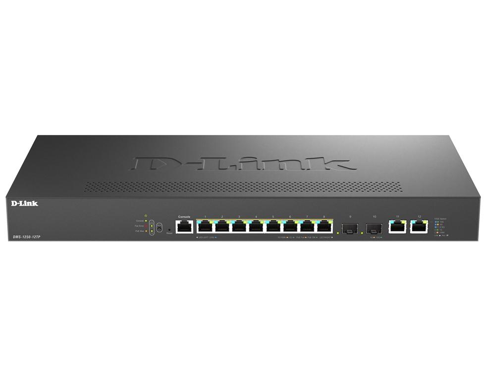 D-Link 8-Port 2.5G Base-T PoE, 2-port 10G SFP+ and 2x 10G RJ45 port Smart Managed Switch | JAR Computers D-Link 8-Port 2.5G Base-T PoE, 2-port 10G SFP+ and 2x 10G RJ45 port Smart Managed Switch
