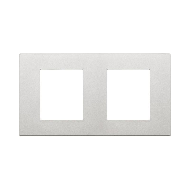 Декоративна рамка 2x2M Silver - VIMAR LINEA 30643.20 | JAR Computers Декоративна рамка 2x2M Silver - VIMAR LINEA 30643.20