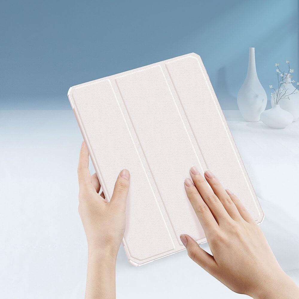 Хибриден удароустойчив кейс с отделение за Apple Pencil 2 за iPad Air 5 (2022), iPad Air 4 (2020) - DUX DUCIS Toby Tablet Case (розов) | JAR Computers Хибриден удароустойчив кейс с отделение за Apple Pencil 2 за iPad Air 5 (2022), iPad Air 4 (2020) - DUX DUCIS Toby Tablet Case (розов)