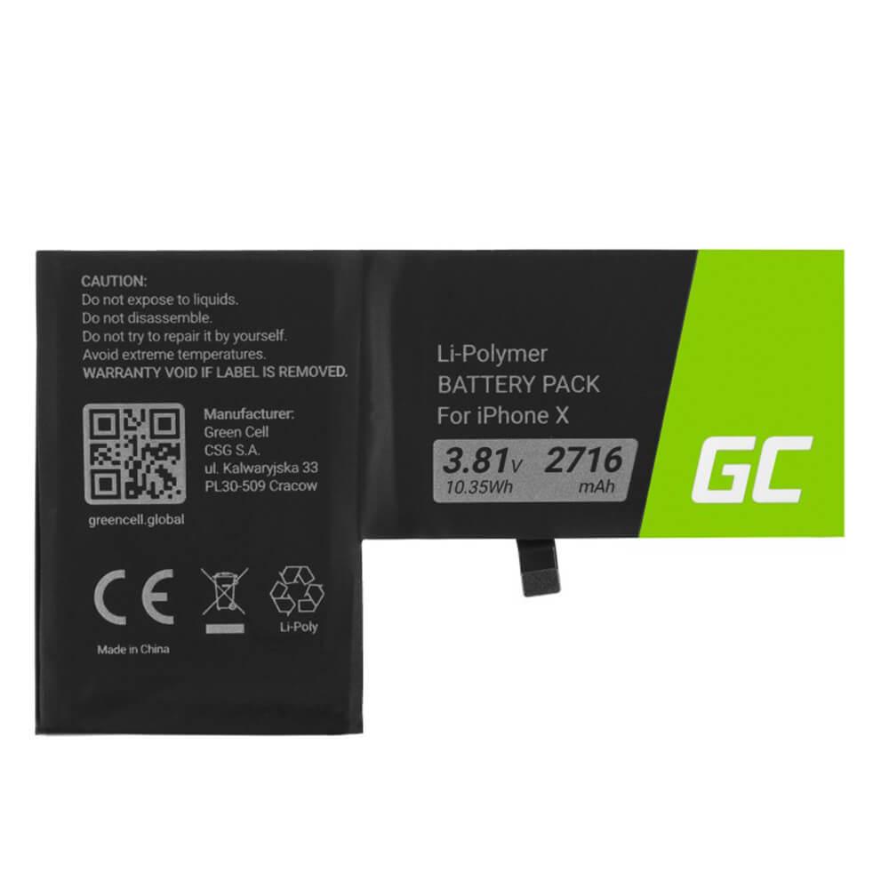 Качествена резервна батерия за iPhone X - Green Cell Battery | JAR Computers Качествена резервна батерия за iPhone X - Green Cell Battery