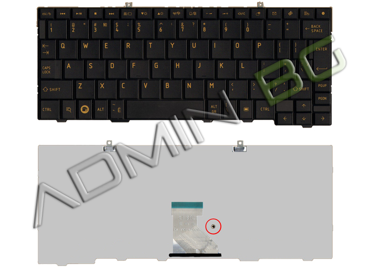 Клавиатура за лаптоп Toshiba AC100 Черна / Black | JAR Computers Клавиатура за лаптоп Toshiba AC100 Черна / Black