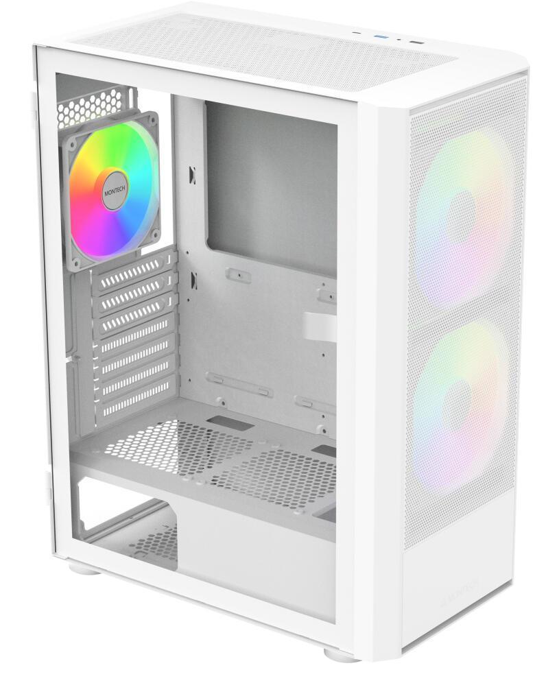 Компютърна кутия Montech X2 PLUS, ATX, бяла - PN X2 PLUS (W) | JAR Computers Компютърна кутия Montech X2 PLUS, ATX, бяла - PN X2 PLUS (W)