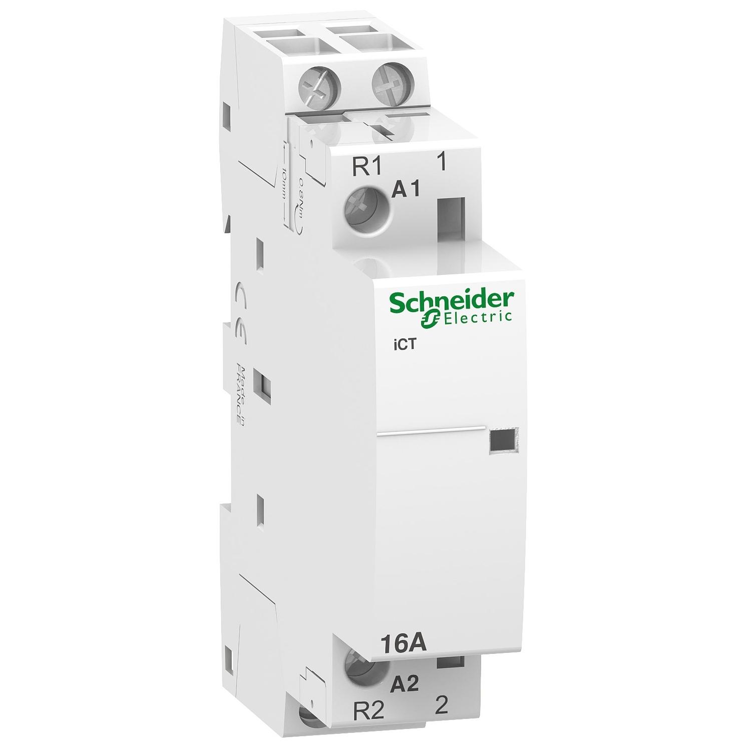 Контактор 16A 1NO 1NC 230...240V 50Hz - SCHNEIDER ELECTRIC Acti 9 iCT A9C22715 | JAR Computers Контактор 16A 1NO 1NC 230...240V 50Hz - SCHNEIDER ELECTRIC Acti 9 iCT A9C22715