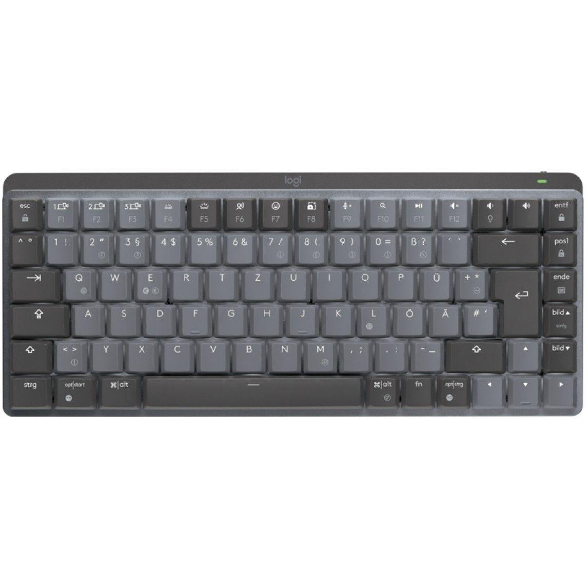 Logitech Master Series MX Mechanical Mini Bluetooth Graphite | JAR Computers Logitech Master Series MX Mechanical Mini Bluetooth Graphite
