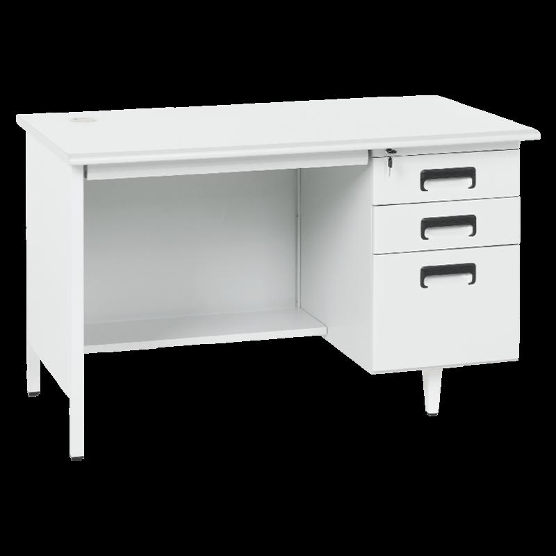 Метално бюро Carmen CR-1317 L - сиво | JAR Computers Метално бюро Carmen CR-1317 L - сиво