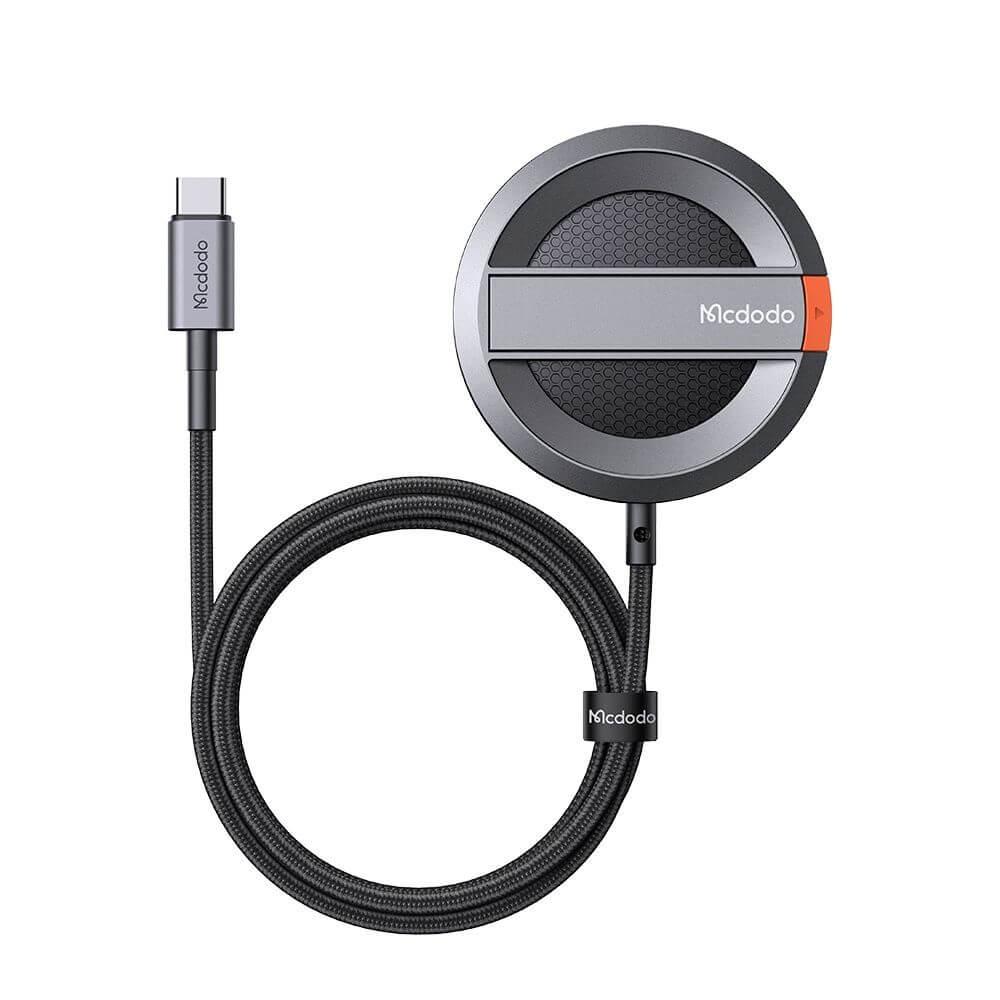Поставка (пад) за безжично зареждане с вградена поставка за iPhone с Magsafe - Mcdodo MagSafe Wireless Charger 15W (черен) | JAR Computers Поставка (пад) за безжично зареждане с вградена поставка за iPhone с Magsafe - Mcdodo MagSafe Wireless Charger 15W (черен)
