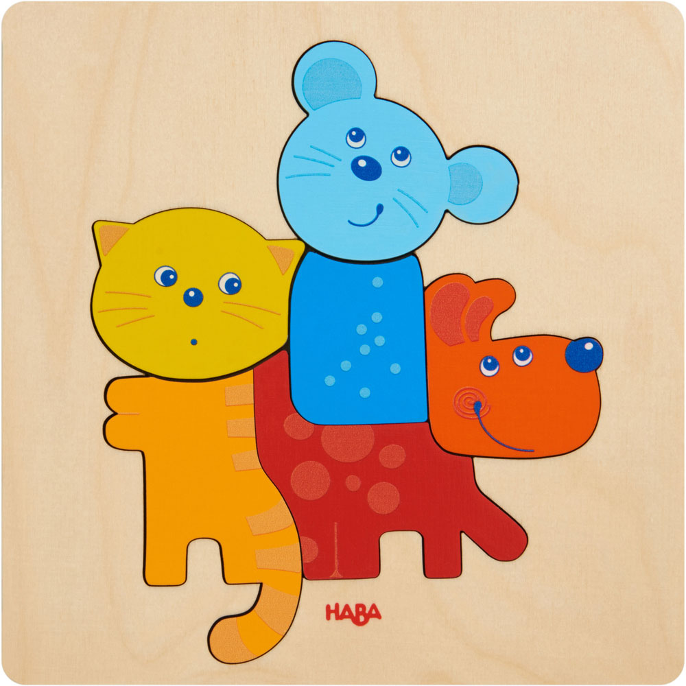 Пъзел Haba 304610 дървен Домашни животни