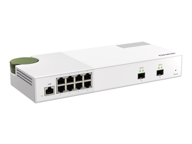 QNAP QSW-M2108-2S 8 port 2.5Gbps 2 port 10Gbps SFP+ web managed switch | JAR Computers QNAP QSW-M2108-2S 8 port 2.5Gbps 2 port 10Gbps SFP+ web managed switch