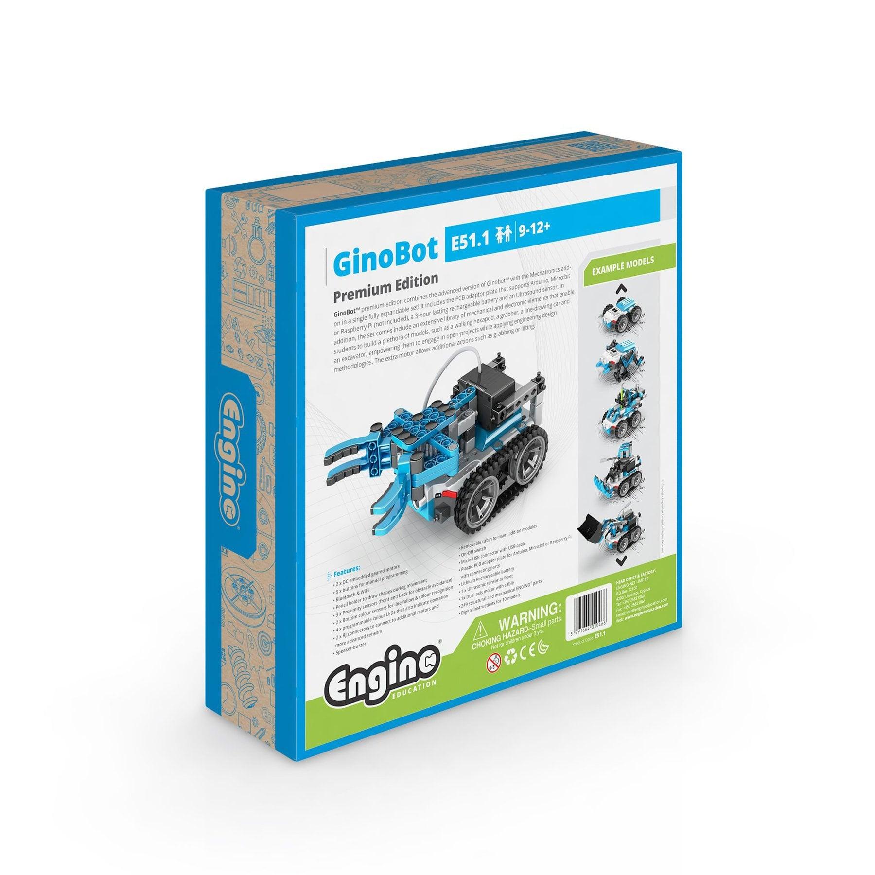 Робот Engino Education Ginobot Premium, с презареждащи се батерии | JAR Computers Робот Engino Education Ginobot Premium, с презареждащи се батерии