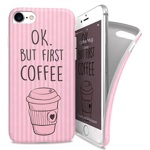 Силиконов (TPU) калъф за iPhone 8, iPhone 7 - iPaint Coffe Mug Soft Case | JAR Computers Силиконов (TPU) калъф за iPhone 8, iPhone 7 - iPaint Coffe Mug Soft Case