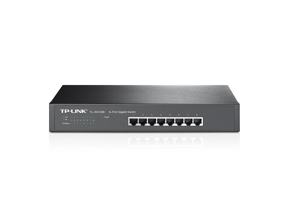 Суич TP-LINK Switch TL-SG1008 V9 / TL-SG1008 V9 - Black - PN TL-SG1008 V9 | JAR Computers Суич TP-LINK Switch TL-SG1008 V9 / TL-SG1008 V9 - Black - PN TL-SG1008 V9