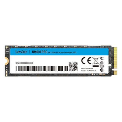 Твърд диск SSD Lexar NM610 Pro M.2 1TB PCIe 3x4 2280 | JAR Computers Твърд диск SSD Lexar NM610 Pro M.2 1TB PCIe 3x4 2280