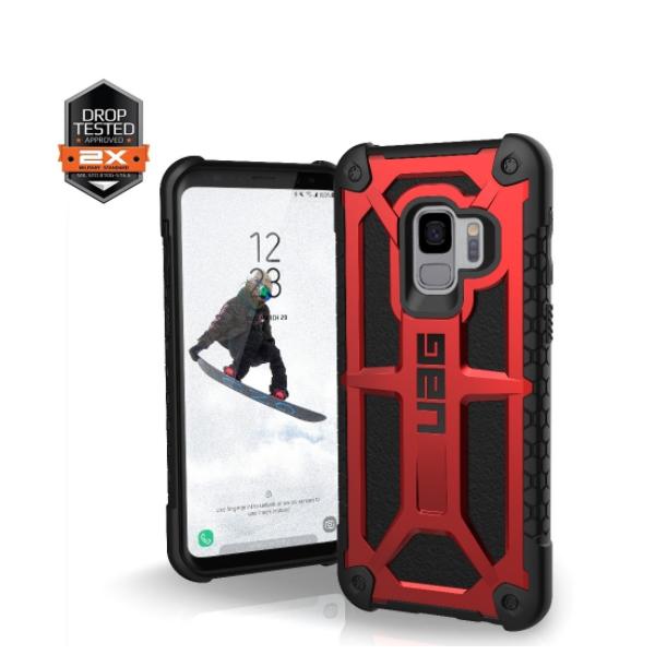 Удароустойчив хибриден кейс за Samsung Galaxy S9 - Urban Armor Gear Monarch (червен) | JAR Computers Удароустойчив хибриден кейс за Samsung Galaxy S9 - Urban Armor Gear Monarch (червен)