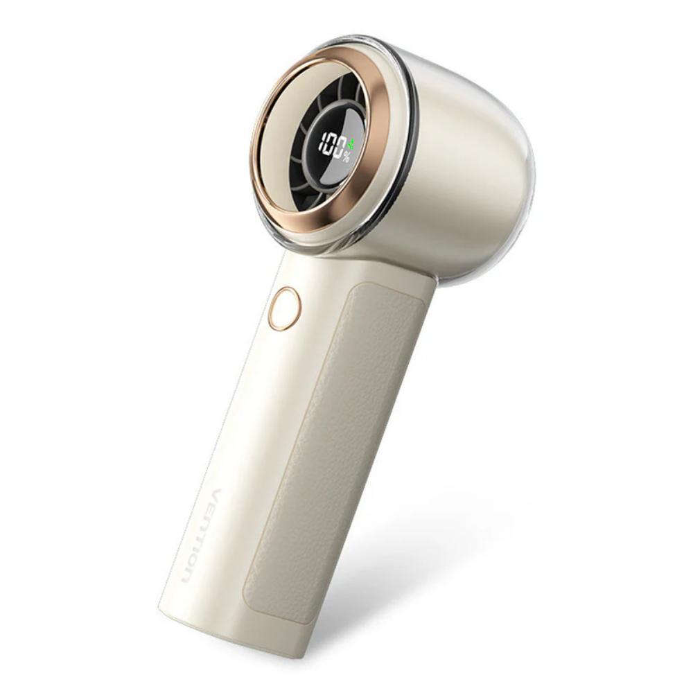 VENTION USB 5V Speed (1-100) Adjustable Handheld High-Speed Fan Beige LED Display Type (PBAN0) (VENPBAN0) | JAR Computers VENTION USB 5V Speed (1-100) Adjustable Handheld High-Speed Fan Beige LED Display Type (PBAN0) (VENPBAN0)