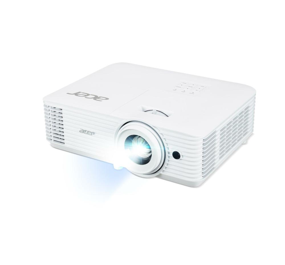 Acer Projector P5550, DLP, Full HD (1920x1080),18 000:1, 4500 ANSI Lumens, 1.3X Zoom Ratio, 2* HDMI, RS232, DC Out (5V/1.5A, USB Type A), Audio in/out, RJ45, 1 x Speaker 10W, Bag, 2.75kg, 3Y, White