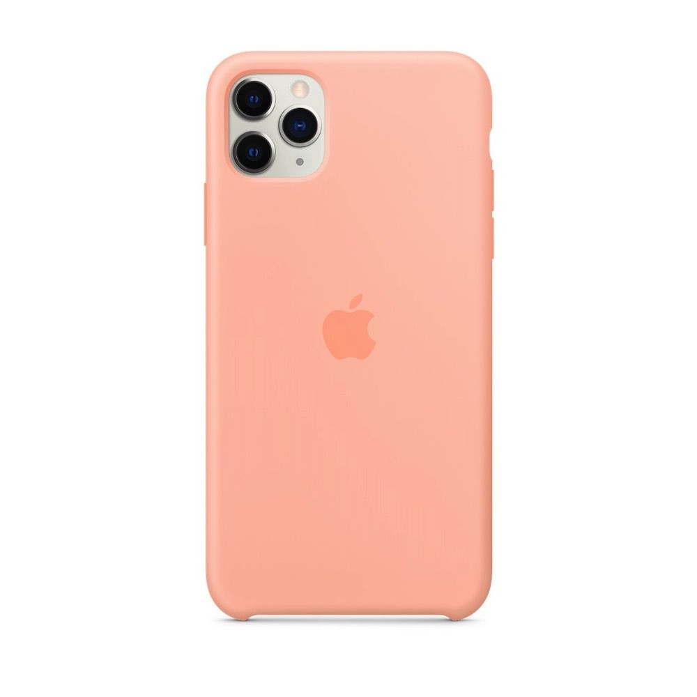 Apple Silicone Case - оригинален силиконов кейс за iPhone 11 Pro (светлорозов)