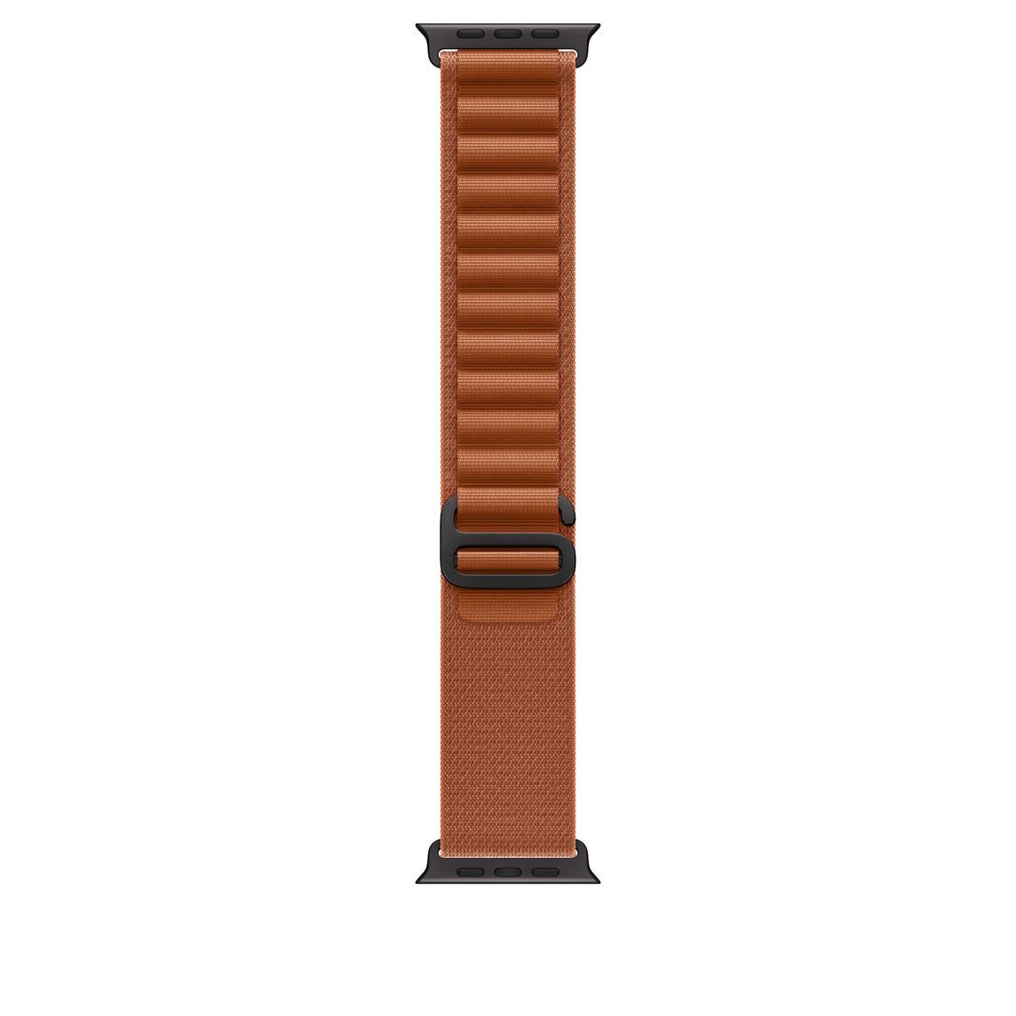 Apple Watch 49mm Loop:  Terra Cotta Alpine Loop - Large - Black Titanium Finish | JAR Computers Apple Watch 49mm Loop:  Terra Cotta Alpine Loop - Large - Black Titanium Finish