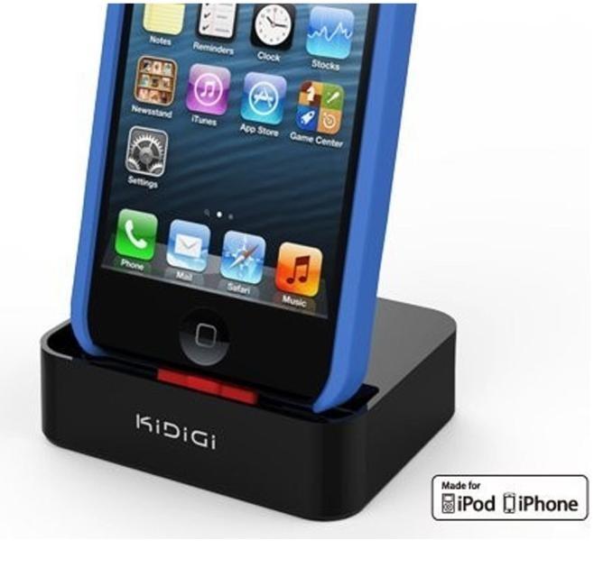 Док станция (зареждане+синхронизация) за iPad, iPhone и iPod с Lightning - KiDiGi Case Compatible Sync & Charge Dock (черен) | JAR Computers Док станция (зареждане+синхронизация) за iPad, iPhone и iPod с Lightning - KiDiGi Case Compatible Sync & Charge Dock (черен)