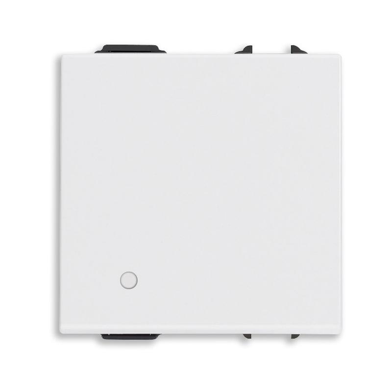 Двуполюсен ключ 20A 2M Бял - VIMAR Neve Up 09016.2.G | JAR Computers Двуполюсен ключ 20A 2M Бял - VIMAR Neve Up 09016.2.G