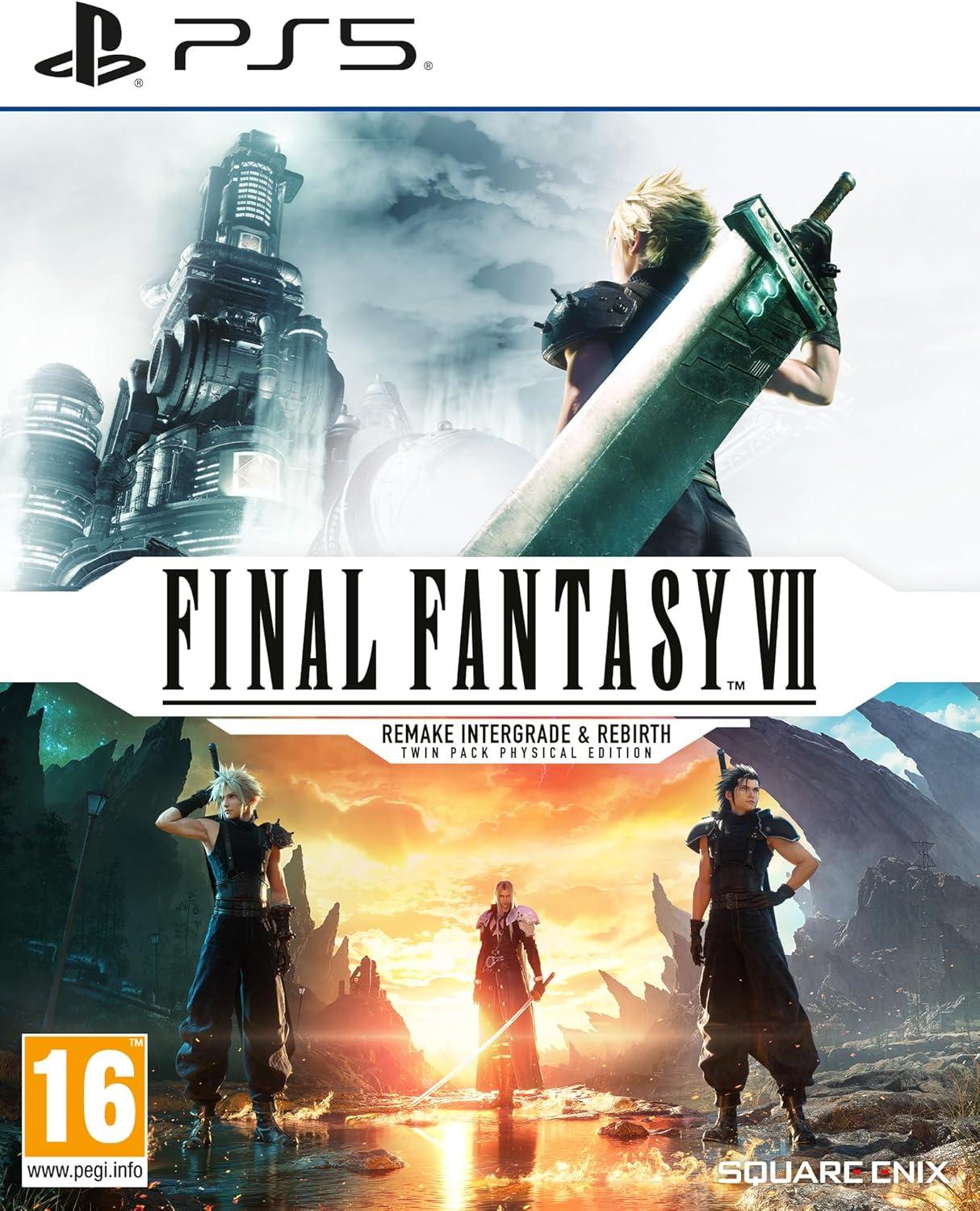 Final Fantasy VII Remake Intergrade & Rebirth Twin Pack (PS5)