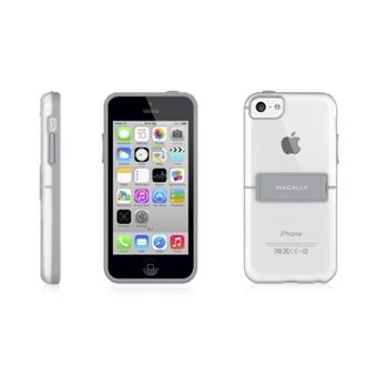 Хибриден кейс с поставка за iPhone 5S, iPhone 5, iPhone SE - Macally HardShell Kickstand (прозрачен) | JAR Computers Хибриден кейс с поставка за iPhone 5S, iPhone 5, iPhone SE - Macally HardShell Kickstand (прозрачен)