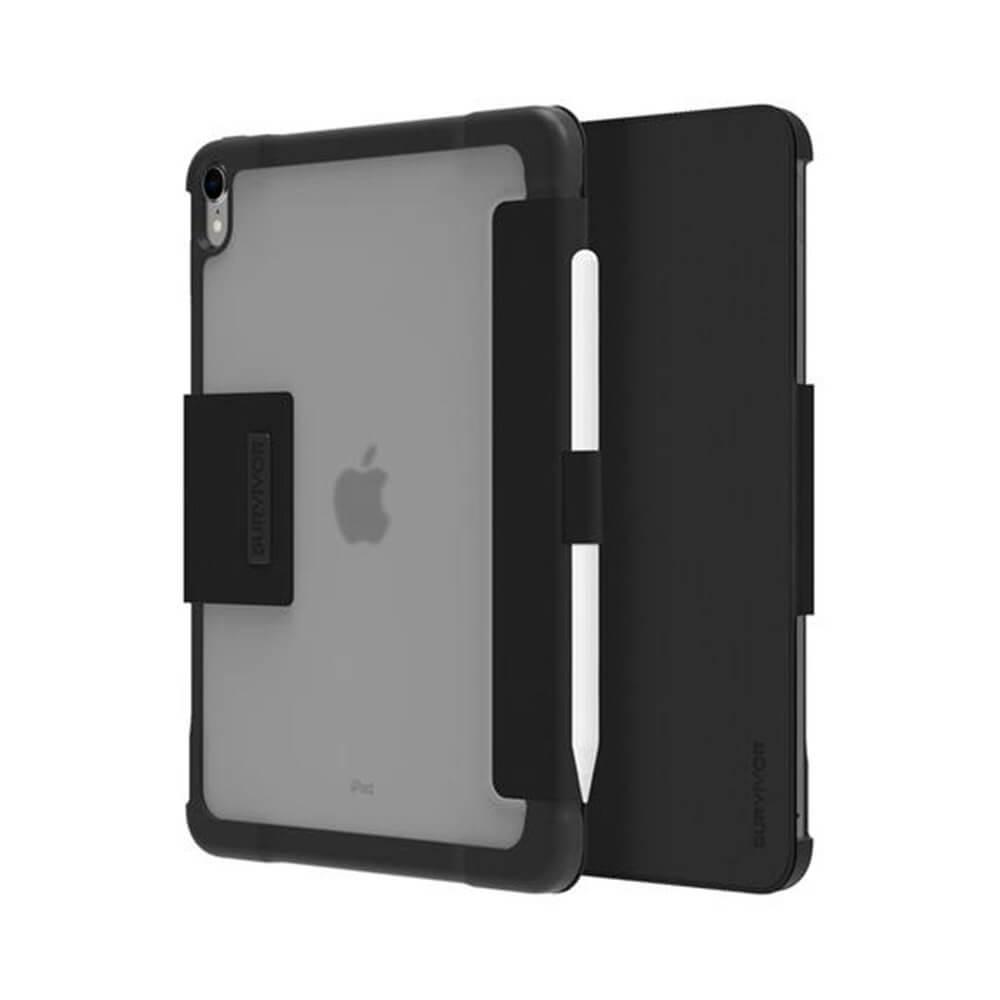 Хибриден удароустойчив калъф, тип папка за iPad Pro 11 (2018) - Griffin Survivor Tactical Case (черен) | JAR Computers Хибриден удароустойчив калъф, тип папка за iPad Pro 11 (2018) - Griffin Survivor Tactical Case (черен)