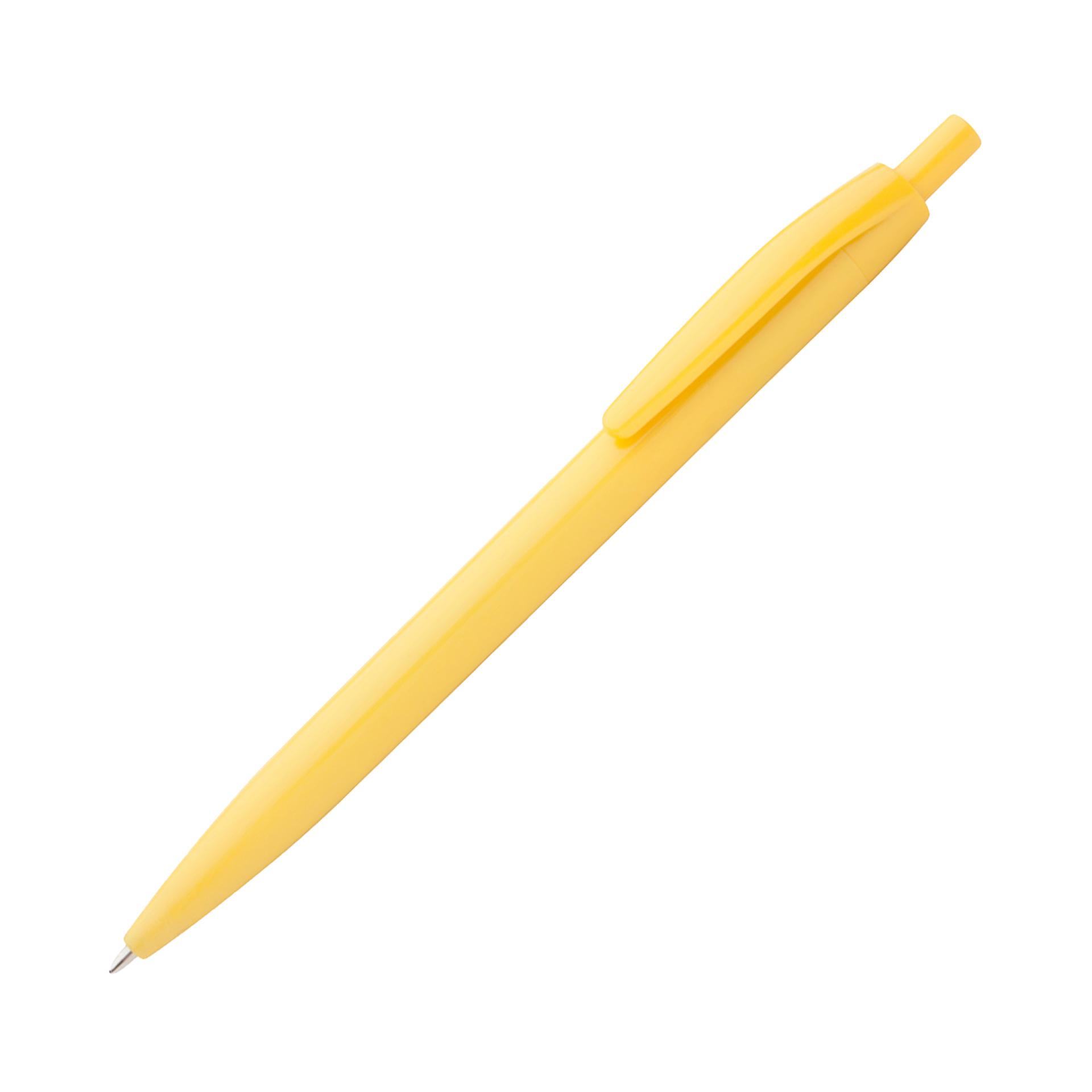 Химикалка Lupus, пластмасова, жълта