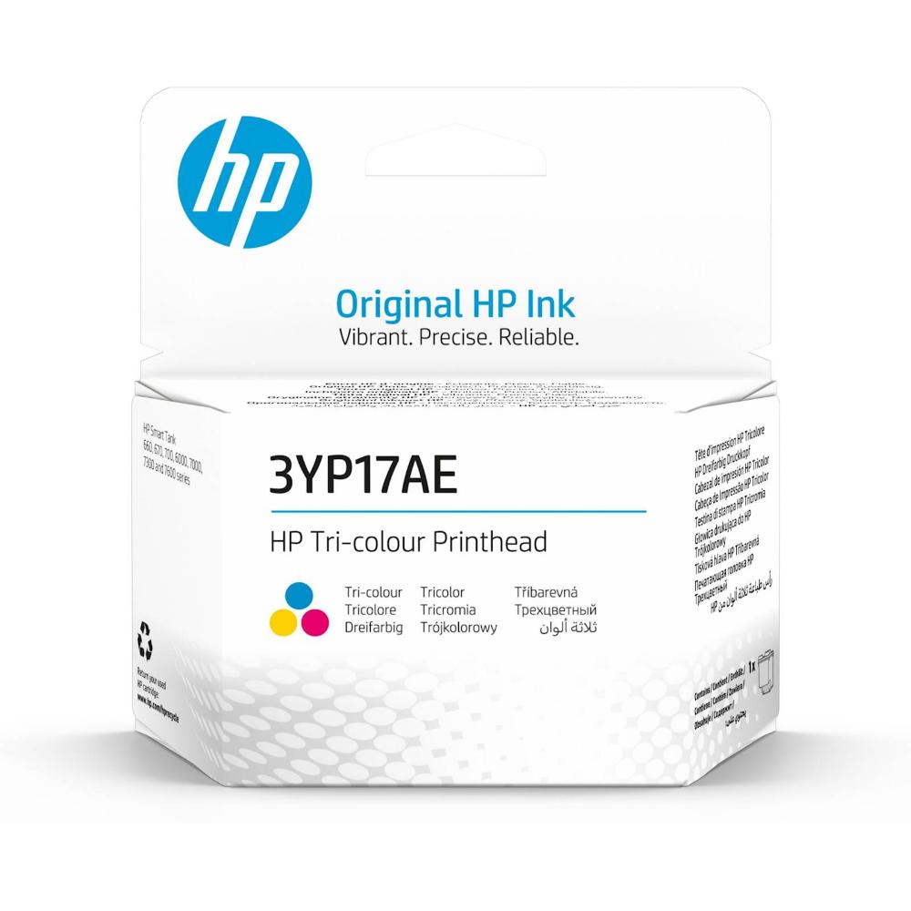 HP Tri-Color Printhead InkJet Cyan/Magenta/Yellow (3YP17AE) (HP3YP17AE)