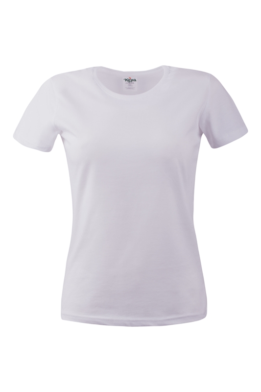 KEYA Дамска тениска WCS150, размер XL, бяла | JAR Computers KEYA Дамска тениска WCS150, размер XL, бяла