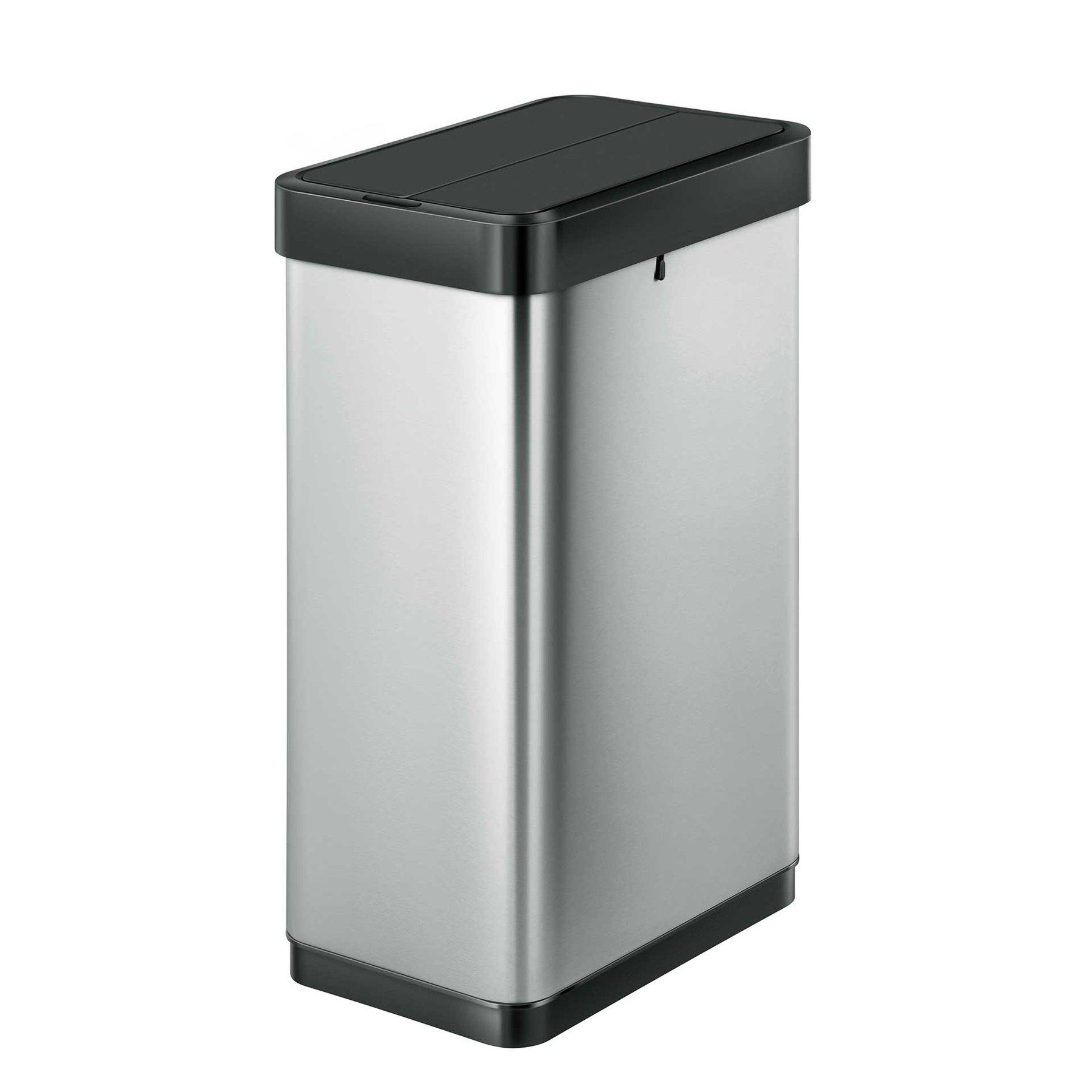 Кош за отпадъци Eko Phantom X, за разделно събиране, сензорен, 22+28 L