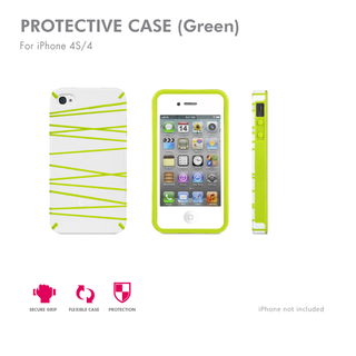 Поликарбонатов кейс за iPhone 4S, iPhone 4 - Macally GoGreen protective case | JAR Computers Поликарбонатов кейс за iPhone 4S, iPhone 4 - Macally GoGreen protective case