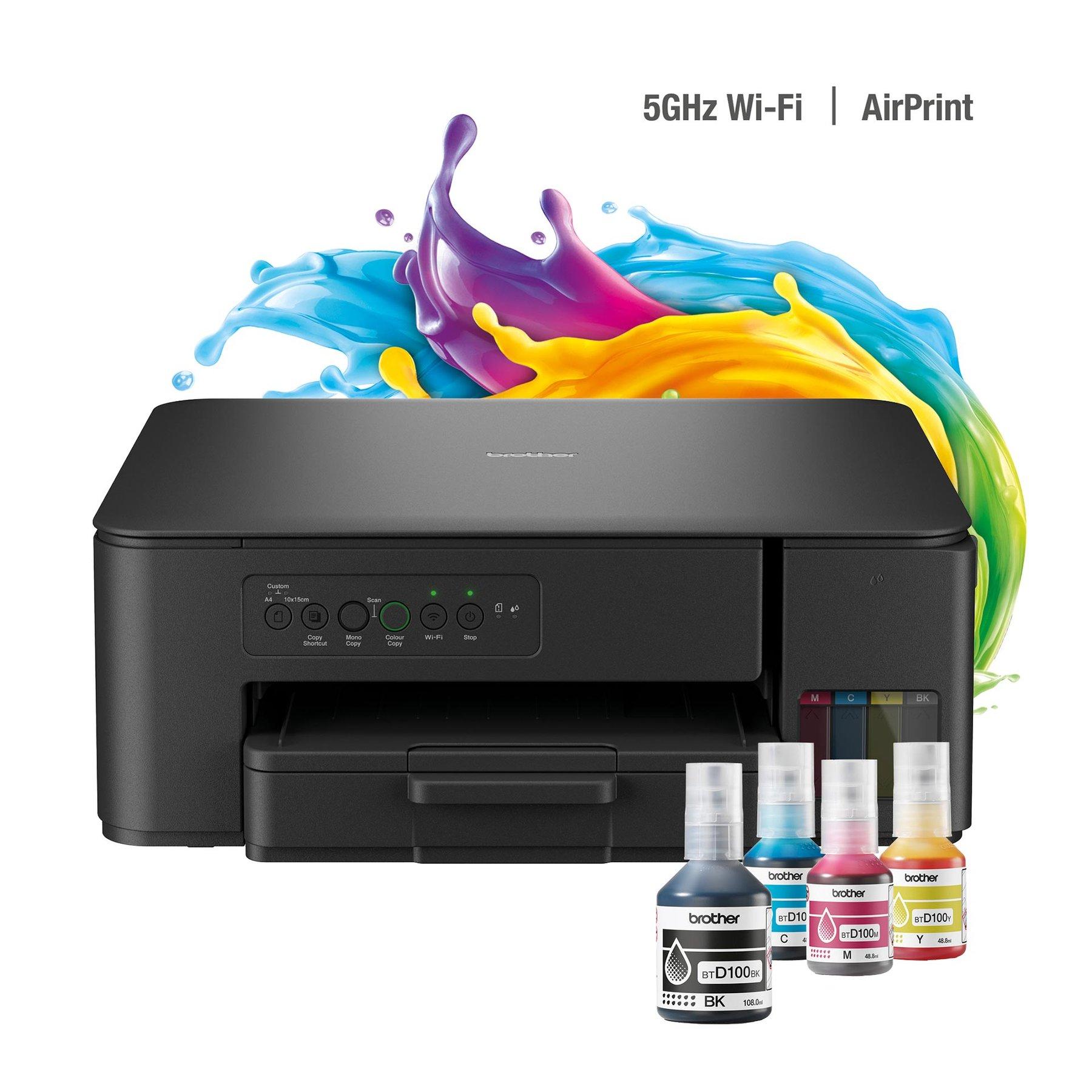 Мастиленоструйно мултифункционално устройство Brother DCP-T430W, 3 в 1, А4, Wi-Fi