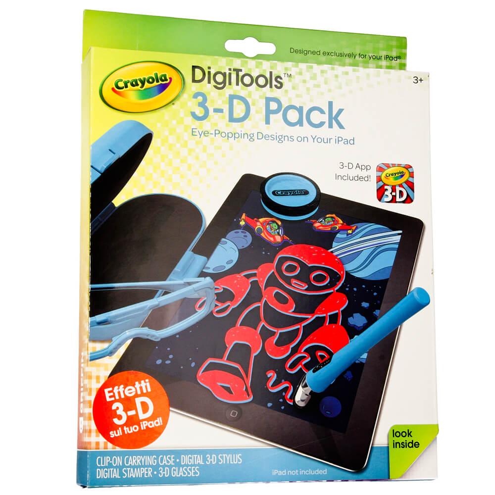 Рисувайте невероятни картини с приложение за рисуване за iPad Air 2, iPad Pro 9.7, iPad Air - Crayola Digitools 3-D Pack | JAR Computers Рисувайте невероятни картини с приложение за рисуване за iPad Air 2, iPad Pro 9.7, iPad Air - Crayola Digitools 3-D Pack