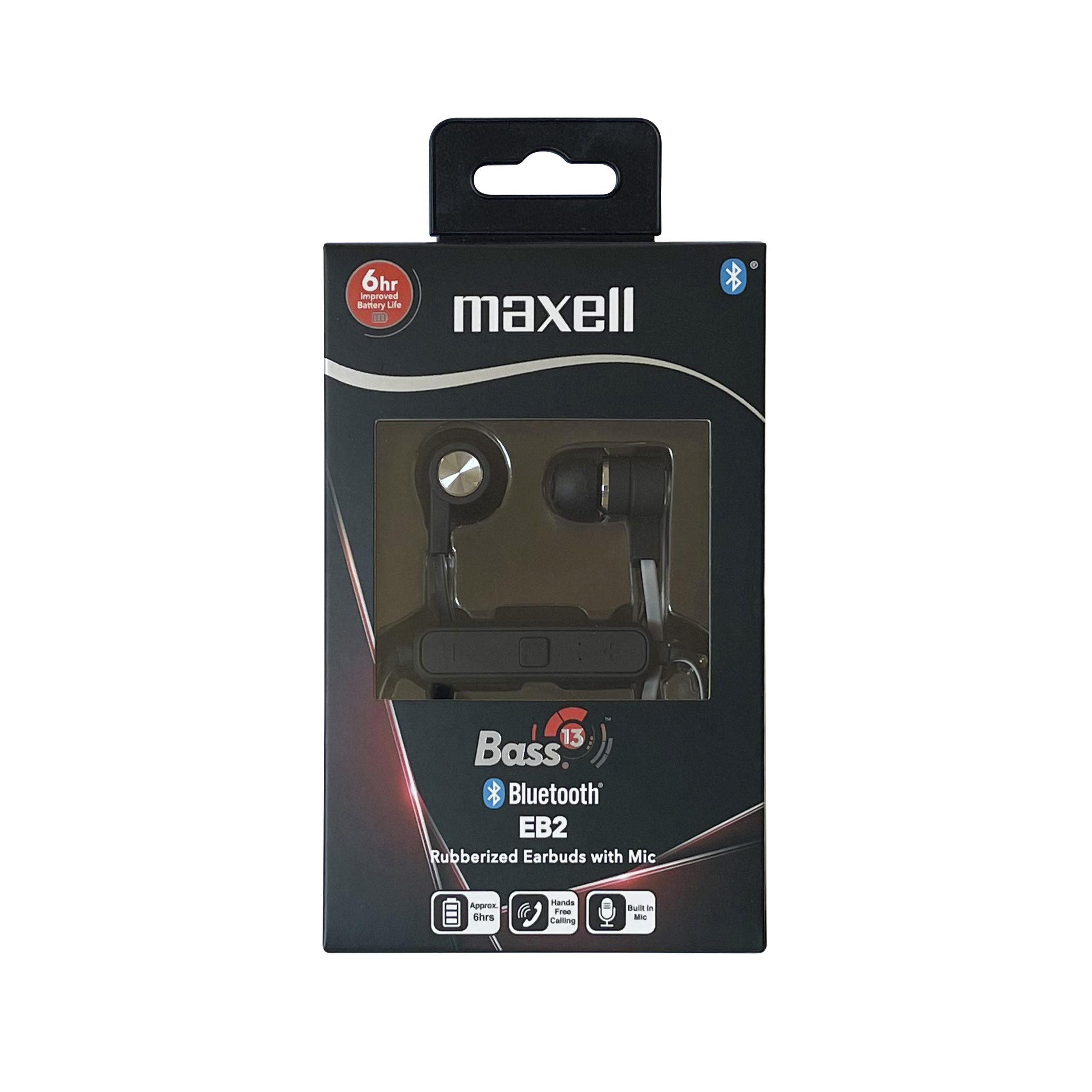 Слушалки с микрофон тапи блутут B13-EB2 BASS 13 черни MAXELL - ML-AH-B13-EB2 | JAR Computers Слушалки с микрофон тапи блутут B13-EB2 BASS 13 черни MAXELL - ML-AH-B13-EB2