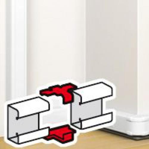 075661 Legrand Сглобка за тяло с плоча - за гъвкав капак, щракващ се DLP канал - комплект от 2 - бял | JAR Computers 075661 Legrand Сглобка за тяло с плоча - за гъвкав капак, щракващ се DLP канал - комплект от 2 - бял