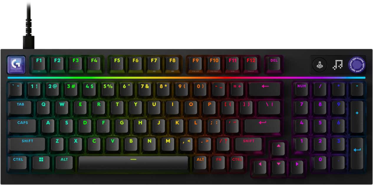 Геймърска механична клавиатура Logitech G316 X 98 - Hot-Swappable Tactile Switch - Black | JAR Computers Геймърска механична клавиатура Logitech G316 X 98 - Hot-Swappable Tactile Switch - Black