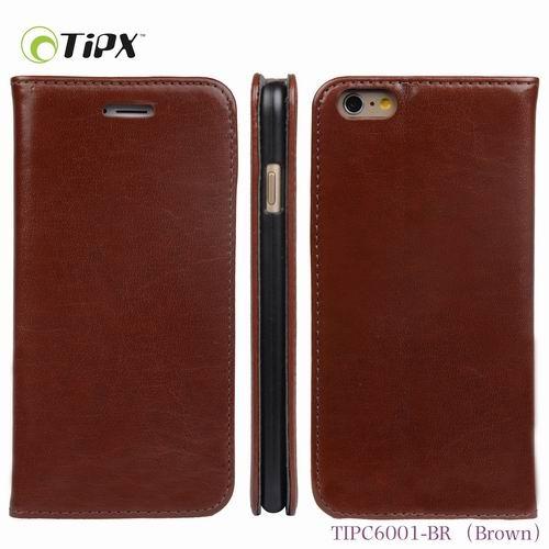 Кожен калъф, тип портфейл и поставка за iPhone 6, iPhone 6S - TIPX Asoreal Case (кафяв) | JAR Computers Кожен калъф, тип портфейл и поставка за iPhone 6, iPhone 6S - TIPX Asoreal Case (кафяв)
