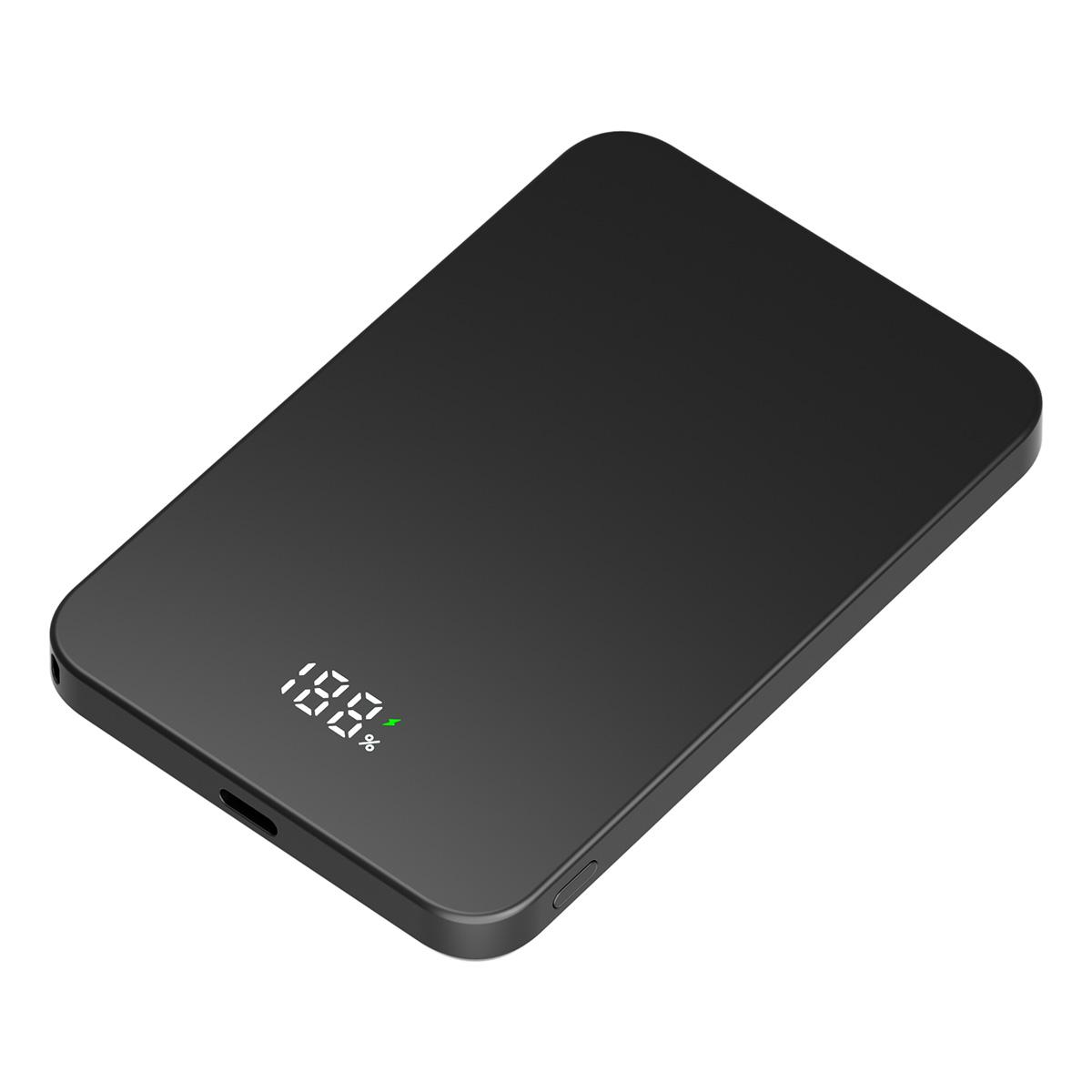 Преносима външна батерия Xmart PB-505S, 5000 mAh, MagSafe, Черна | JAR Computers Преносима външна батерия Xmart PB-505S, 5000 mAh, MagSafe, Черна